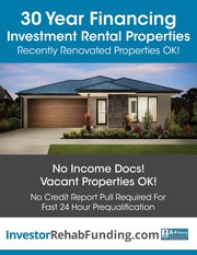 30 Year Rental Property Financing – Refi Cash Out Up To $2, 000, 000 – N